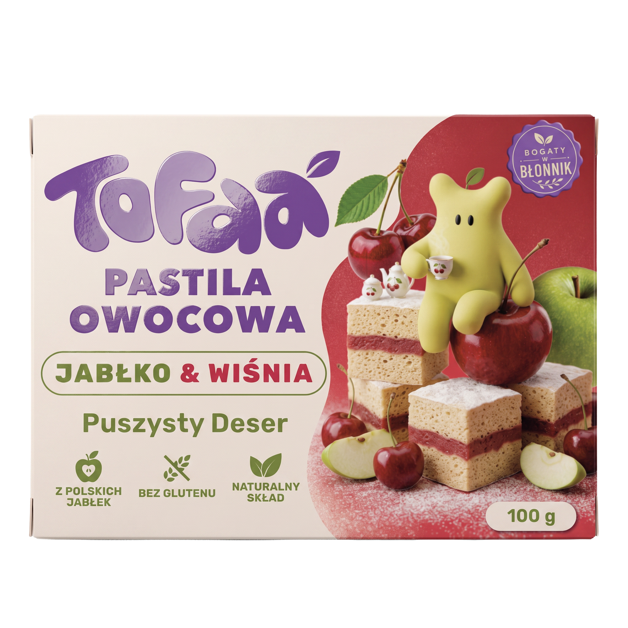 Pastila Tofaa wiśnia